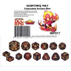 Set 14 dés Scorching Ray